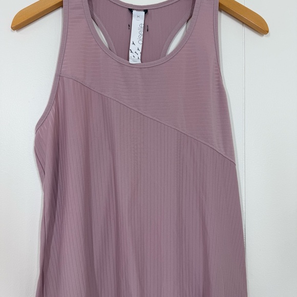 Oiselle Pink Racerback Tank Top - Picture 5 of 12